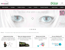 Tablet Screenshot of cloudservices.mozzaic.com
